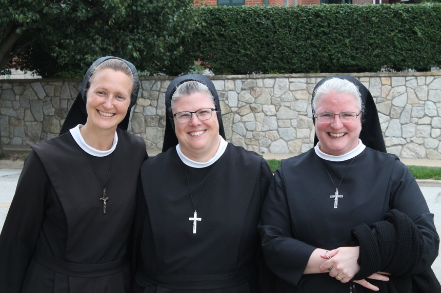 Sr. Mary George, Sr. M. Caritas, and Sr. M. Angelica