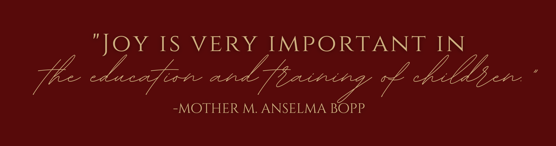 Education / Sisters of St. Francis of the Martyr St. George