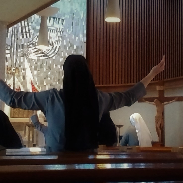 Cross prayer in main chapel