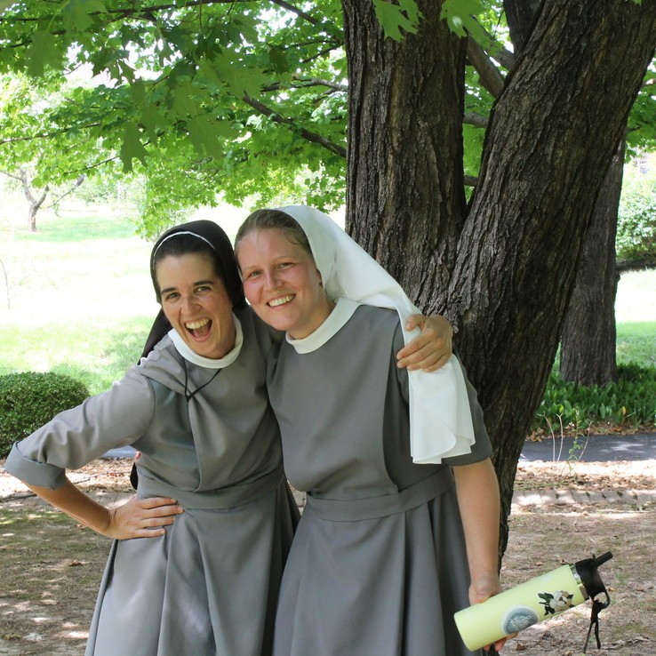 Sr. M. Veritas and Sr. Mary Kolbe